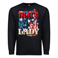 Black Thats my lady 4th of july Premium Sweatshirt - CowGirlArtShop