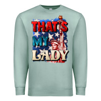 Seafoam Thats my lady 4th of july Premium Sweatshirt - CowGirlArtShop