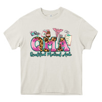 Cream qma qualified medical aide Heavy Core Tee - AdoDesignShop