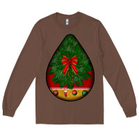 Chestnut christmas teardrop Long Sleeve Tee - BundleAndBundleShop