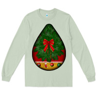 Matcha christmas teardrop Long Sleeve Tee - BundleAndBundleShop