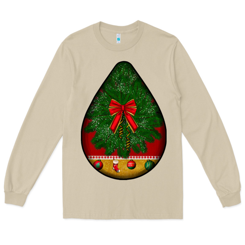 Christmas Teardrop Long Sleeve Tee by BundleAndBundleShop | Teevron