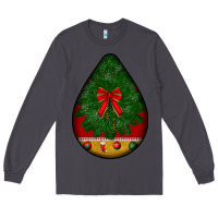 Smoke christmas teardrop Long Sleeve Tee - BundleAndBundleShop