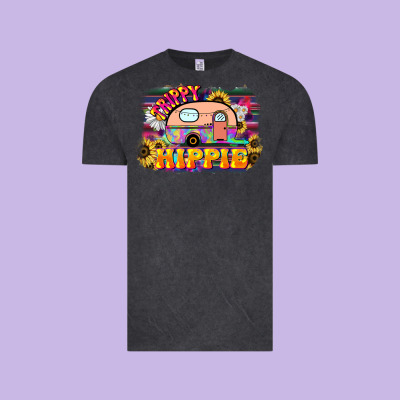 Trippy Hippie Vintage Tee Designed By Nancycooperartshop