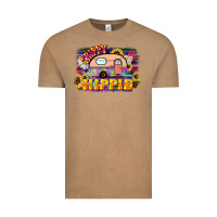 Vintage Coffee trippy hippie Vintage Tee - NancyCooperArtShop