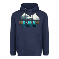 Navy Mountain Mama Heavyweight Hoodie - CowGirlArtShop