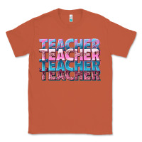 Copper teacher stacked Classic Tee - NancyCooperArtShop