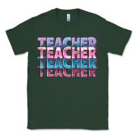 Sports Green teacher stacked Classic Tee - NancyCooperArtShop