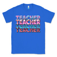 True Royal teacher stacked Classic Tee - NancyCooperArtShop