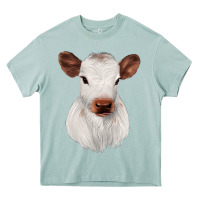 Arona White Cute Calf Heavy Core Tee - JahusDesignShop