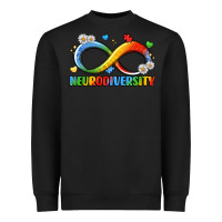 Black neurodiversity Heavyweight Sweatshirt - LillyAllenDesigns