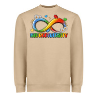 Mushroom neurodiversity Heavyweight Sweatshirt - LillyAllenDesigns