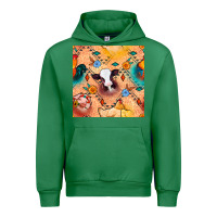 Emerald western farm animals seamless pattern Urban Hoodie - BundleAndBundleShop
