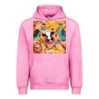 Fuchsia Pink western farm animals seamless pattern Urban Hoodie - BundleAndBundleShop
