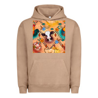 Pigment Burro western farm animals seamless pattern Urban Hoodie - BundleAndBundleShop