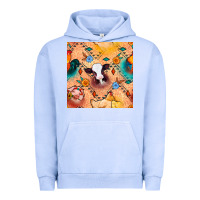 Pigment Grape Ice western farm animals seamless pattern Urban Hoodie - BundleAndBundleShop