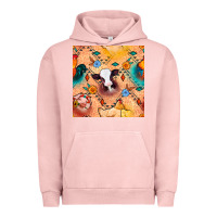 Pigment Salmon western farm animals seamless pattern Urban Hoodie - BundleAndBundleShop