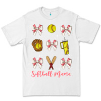 White softball coquette bow Premium Tee - JahusDesignShop