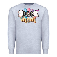 Heather Grey Easter Dog Mom Easter Day Premium Sweatshirt - CowGirlArtShop