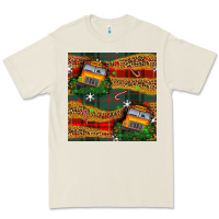 Bone christmas school bus seamless pattern Premium Tee - BundleAndBundleShop
