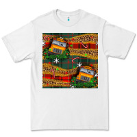 White christmas school bus seamless pattern Premium Tee - BundleAndBundleShop