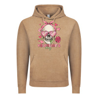 Vintage Coffee valentine's day skull Vintage Hoodie - MaliasSmallBusiness