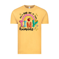 Vintage Mustard its a good day to teach tiny humans Vintage Tee - MaliasSmallBusiness