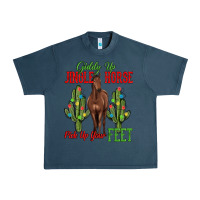 Midnight Navy giddy up jingle horse pick up your feet Urban Heavy Tee - MaliasSmallBusiness