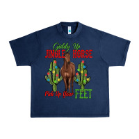 Navy giddy up jingle horse pick up your feet Urban Heavy Tee - MaliasSmallBusiness