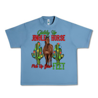 Pebble Blue giddy up jingle horse pick up your feet Urban Heavy Tee - MaliasSmallBusiness