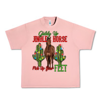 Giddy Up Jingle Horse Pick Up Your Feet Urban Heavy Tee | Teevron