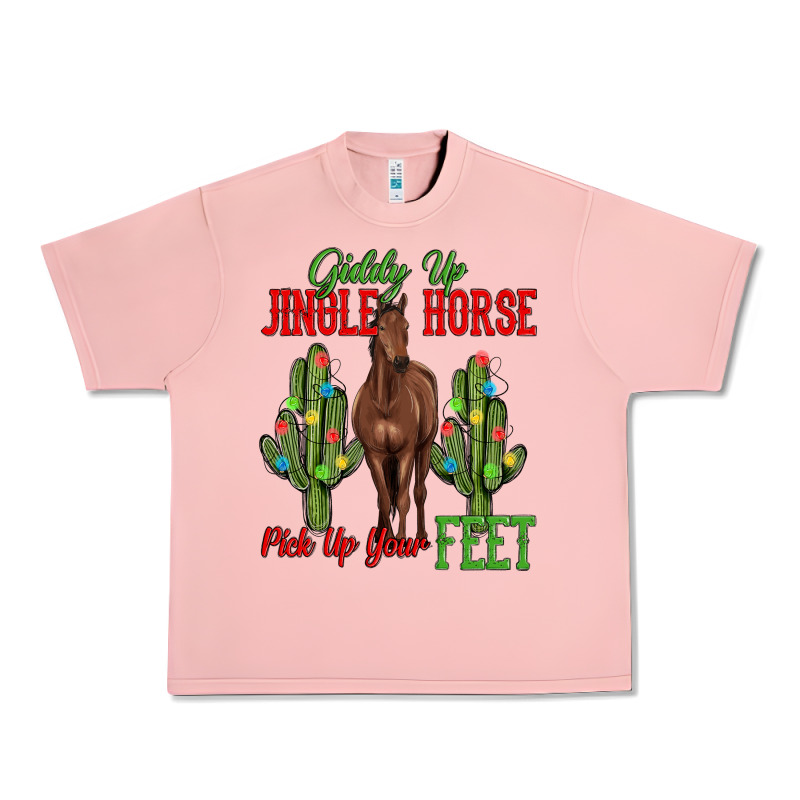 Giddy Up Jingle Horse Pick Up Your Feet Urban Heavy Tee by MaliasSmallBusiness | Teevron