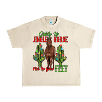 Sandshell giddy up jingle horse pick up your feet Urban Heavy Tee - MaliasSmallBusiness