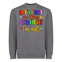 Storm celebrate pride with colorful text Heavyweight Sweatshirt - LillyAllenDesigns