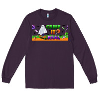 Plum creep it real libbey glass Long Sleeve Tee - BundleAndBundleShop