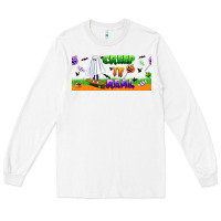 White creep it real libbey glass Long Sleeve Tee - BundleAndBundleShop