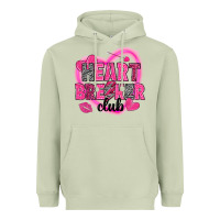 Matcha Heart breaker club Valentine's Day Heavyweight Hoodie - HowdyJamesFarm