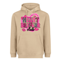Mushroom Heart breaker club Valentine's Day Heavyweight Hoodie - HowdyJamesFarm
