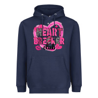 Navy Heart breaker club Valentine's Day Heavyweight Hoodie - HowdyJamesFarm