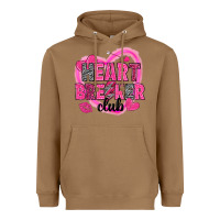 Toasted Coconut Heart breaker club Valentine's Day Heavyweight Hoodie - HowdyJamesFarm