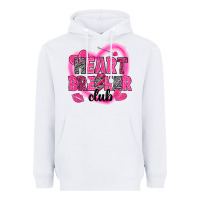 White Heart breaker club Valentine's Day Heavyweight Hoodie - HowdyJamesFarm