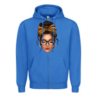 True Royal caucasian leopard messy bun Zipper Hoodie - texasbilliewilder