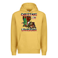 Antique Gold christmas in louisiana Premium Hoodie - CowGirlArtShop