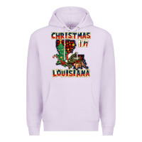 Lilac christmas in louisiana Premium Hoodie - CowGirlArtShop