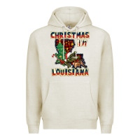 Oatmeal Heather christmas in louisiana Premium Hoodie - CowGirlArtShop
