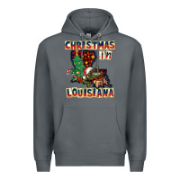 Rock christmas in louisiana Premium Hoodie - CowGirlArtShop