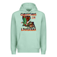 Seafoam christmas in louisiana Premium Hoodie - CowGirlArtShop