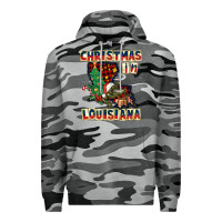 Slate Camo christmas in louisiana Premium Hoodie - CowGirlArtShop