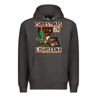 Smoke christmas in louisiana Premium Hoodie - CowGirlArtShop