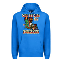 True Royal christmas in louisiana Premium Hoodie - CowGirlArtShop